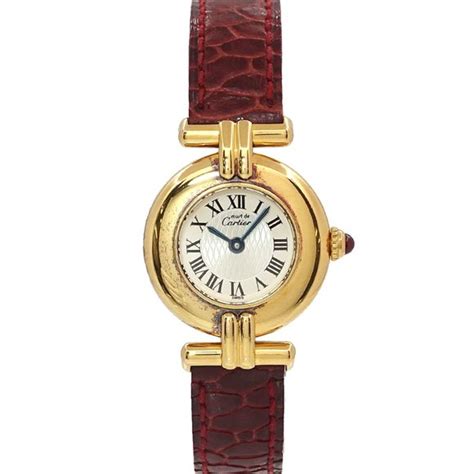 ebay cinturino cartier les must vermeille|Cartier Must Collisee Vermeille 150th Anniversary W1010595.